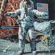 Image for article titled The Fourth Man To Walk On the Moon Also Paints Beautiful Space Art